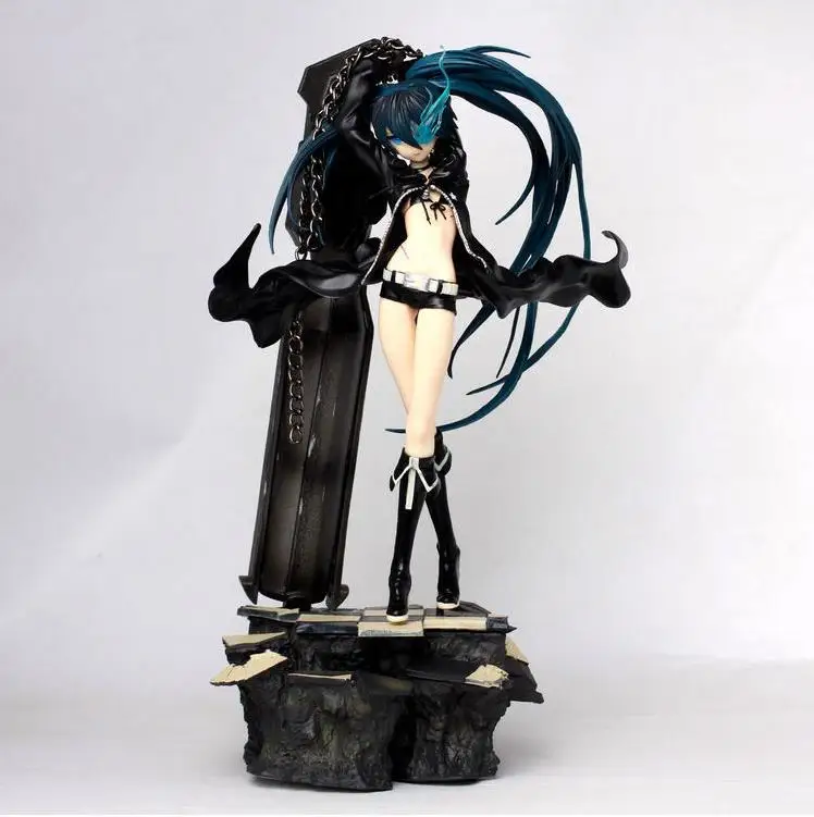 

Japanese Anime Black Rock Shooter Dark Miku Teenager ver. Sexy Figure PVC Action Collection Model Toy With Box 29cm