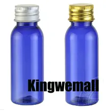 300 шт./лот 50 мл синяя пэт алюминий Кепки бутылки