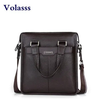 

Men Brown Messenger Bags Men's Brand Genuine Leather Handbag Cowhide Men Shoulder Business Briefcases For 2019 Crossbody Bag Sac