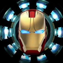 Hongsund 2018 Recommend Iron Man Mouse Wireless Mouse Gaming Mouse gamer computer mice Free shipping