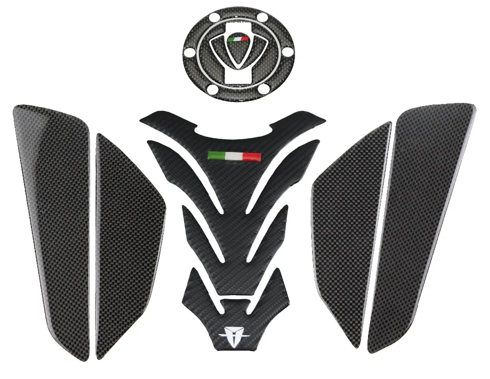 

KODASKIN Carbon Tank Pad Sticker Decal emblem GRIPPER STOMP GRIPS EASY for Benelli EN600 BJ600