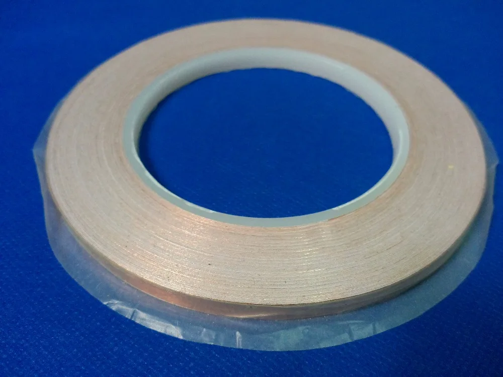 1 Roll 5mm 30M 0 06mm Self Adhesive Copper Foil Tape For Magnetic