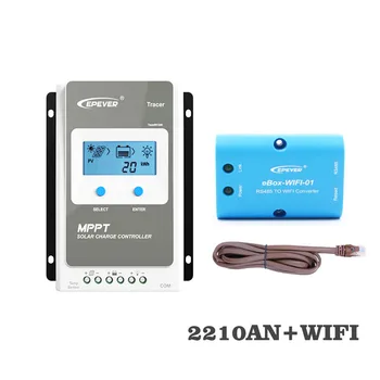 

Tracer2210AN 20A MPPT Solar Panel Charge cell battery charger control 2210AN 2210A with WIFI Mobile phone APP eBox-WIFI-01