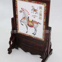 Стол из Махагони, резные деревянные складные перегородки, ремесла, настольные доски, экран, завод в Шэньчжэне