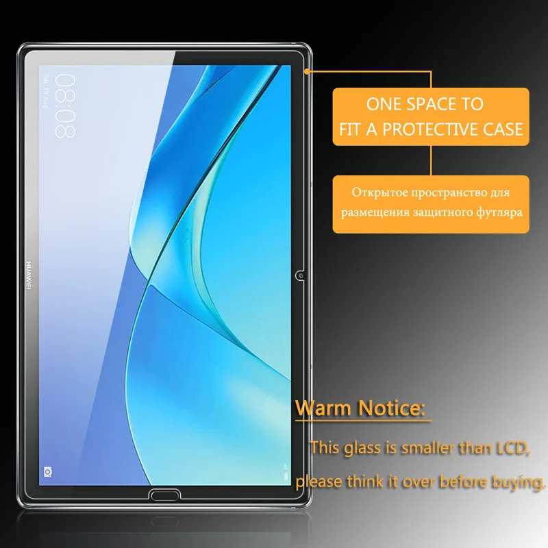 KTG1325_3_JONSNOW 9H Tempered Glass for Huawei Mediapad M5 8.4 inch Screen Protector for Huawei Mediapad M5 10.8 inch Scratch Proof Glass