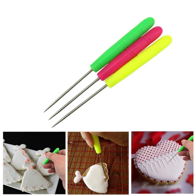 2pcs/lot Hot Sale Sugarcraft Scriber Needle Modelling Tool