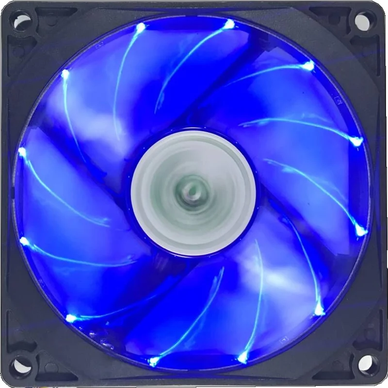 Arsylid TW9025 9 سنتيمتر 90 ملليمتر أدى مروحة أزرق أحمر اللون led ضوء مروحة ل cpu تبريد استبدال مروحة تبريد