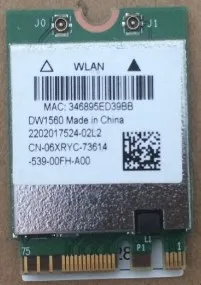 BCM94352Z BCM94352 DW1560 NGFF 867 Мбит/с 802.11ac Bluetooth 4,0 Wlan Card беспроводная сетевая карта