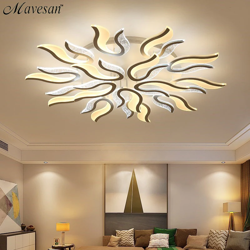  Modern acrylic LED Ceiling Lights for Living Room Ultrathin ceiling lamp Decorative lampshade Lampa - 32814719856
