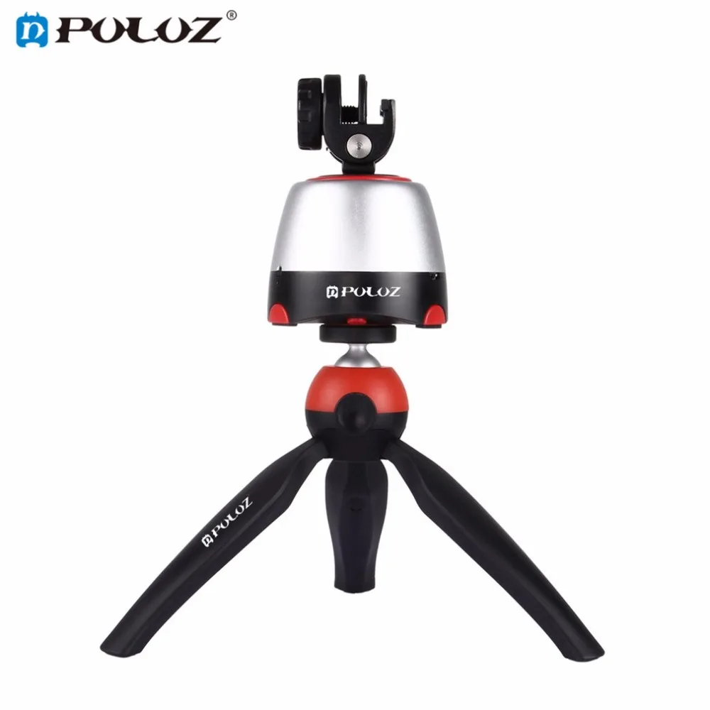 

PULUZ Time lapse 360 Degree Auto Rotate Camera Tripod Head 360 Degree Rotation Panoramic Pan Head With Remote for GoPro