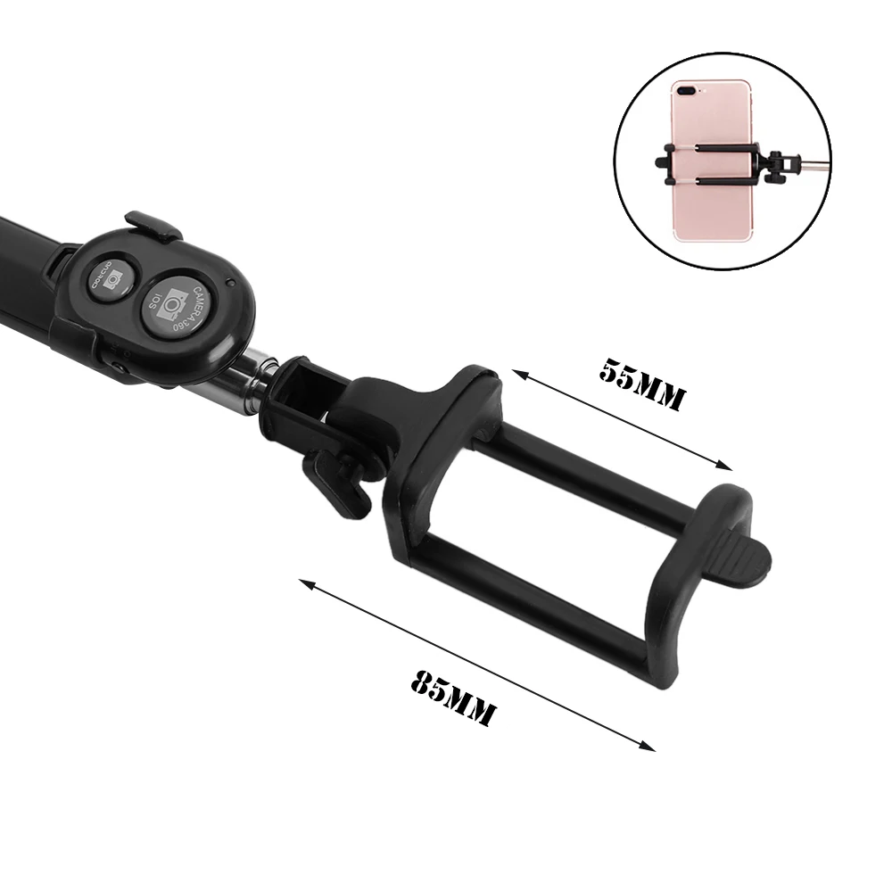 Bluetooth беспроводной селфи палка дистанционного спуска затвора ручной селфи-палка для сотового телефона монопод штатив держатель для смартфоны IOS и Android