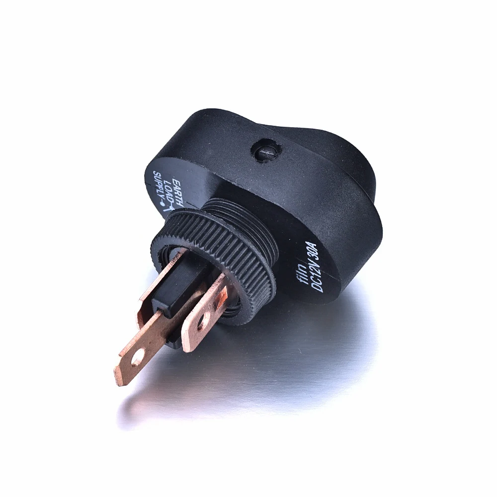 

10Pcs 3 Pins DC 12V 30A Rocker Switch with red LED Plastic SPST Polarity ON To OFF Switches for Cars Motors & Water dispensers