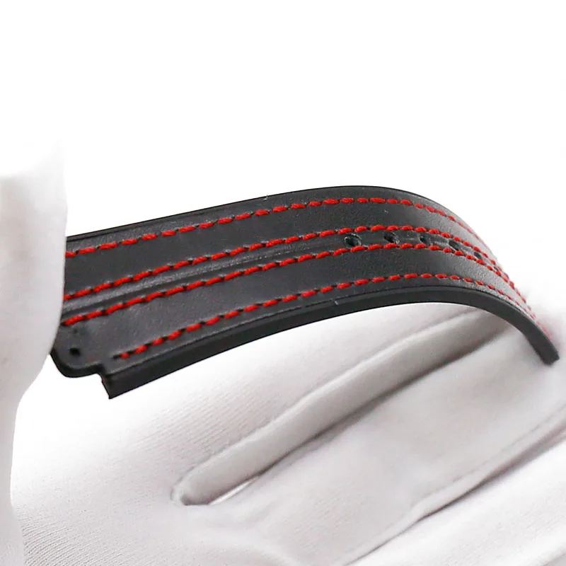 Leather strap men's watch accessories buckle for HUBLOT big bang rubber strap waterproof sports bracelet watch band 19mmx25