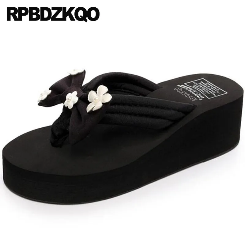 wide fit wedge flip flops