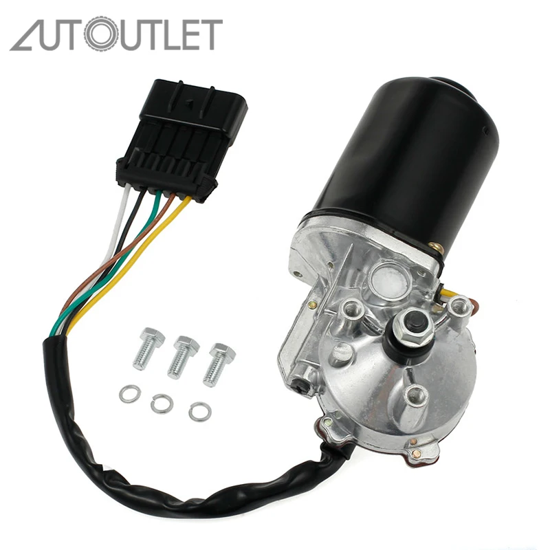 Buy AUTOUTLET Car 12V Front Motor Wiper Windscreen Windshield Wiper Motor Black