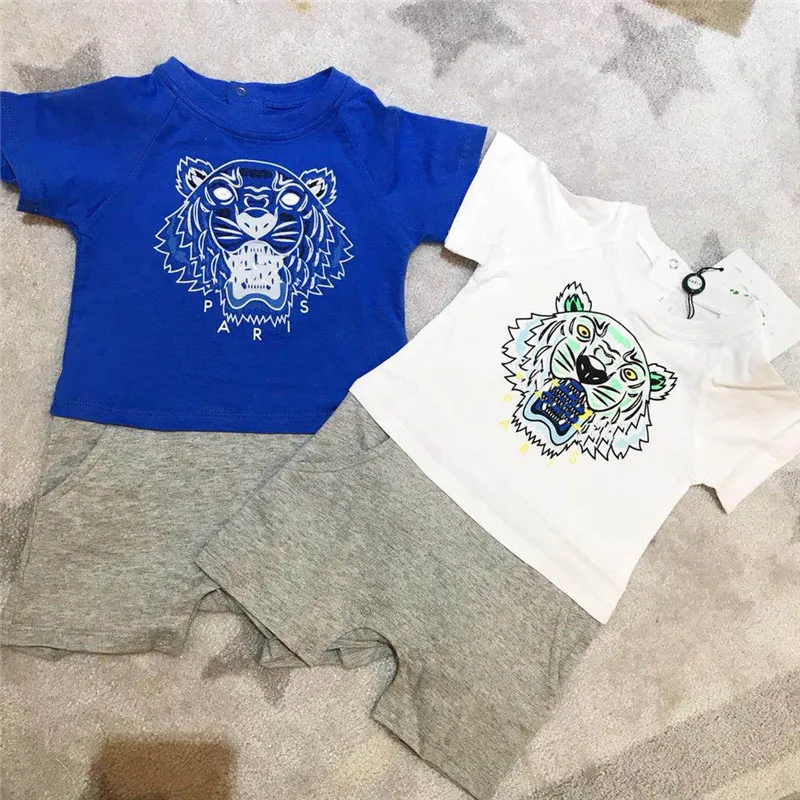 

Newborn Baby Bodysuit Summer Baby Boy Clothing Newborn Clothes Roupas Bebe Tiger head pattern Baby Girl Clothes Infant Jumpsuits