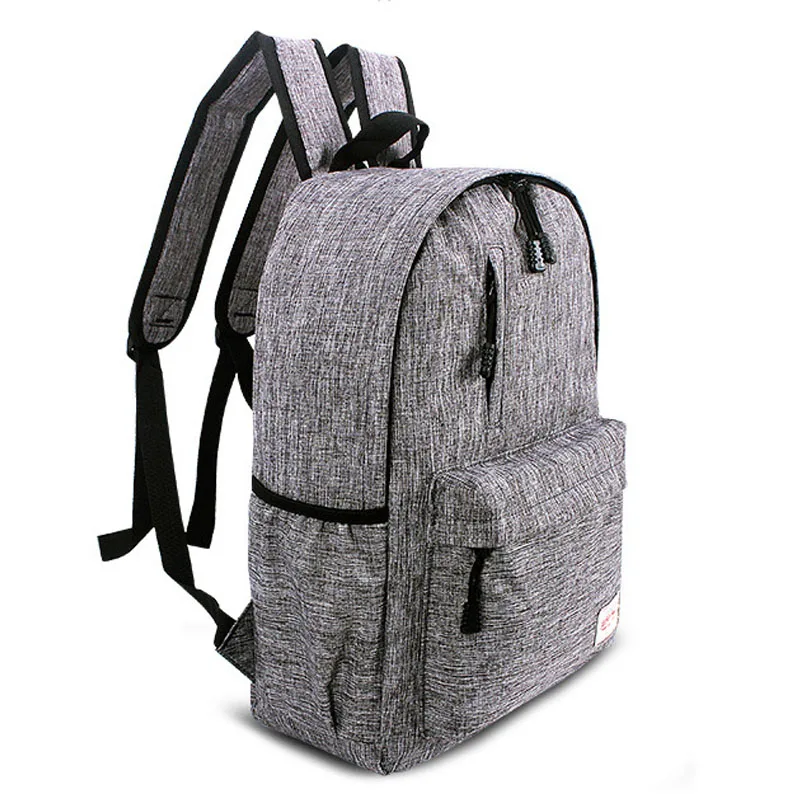 grey school bag