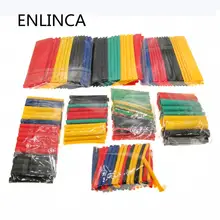 Tubo shrinkable da isolação da tubulação do psiquiatra do calor dos pces 328 sortimento eletrônico do tubo da luva do cabo do fio do polyolefin