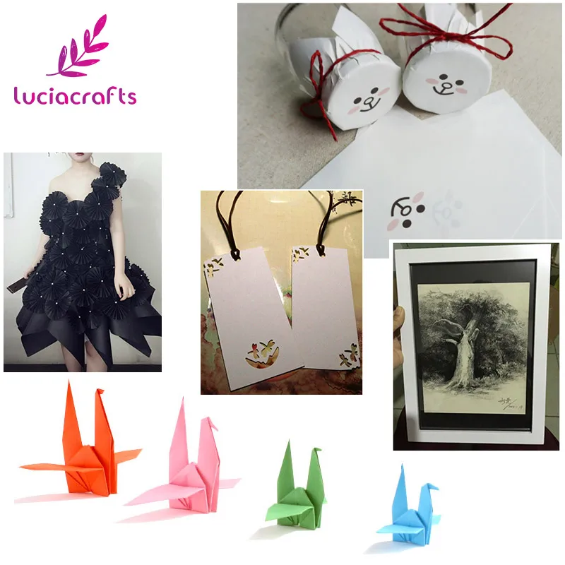 Распродажа Lucia Crafts 14,8*10 см винтажная крафт-бумага заметки карта DIY граффити окрашенная 20 шт./лот CI0604