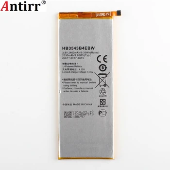

High Quality For Huawei P7 2460mAh Battery Compatible Ascend P7 P7-L00 L05 L07 L09 L10 L11HB3543B4EBW Phone Batterie With Tools