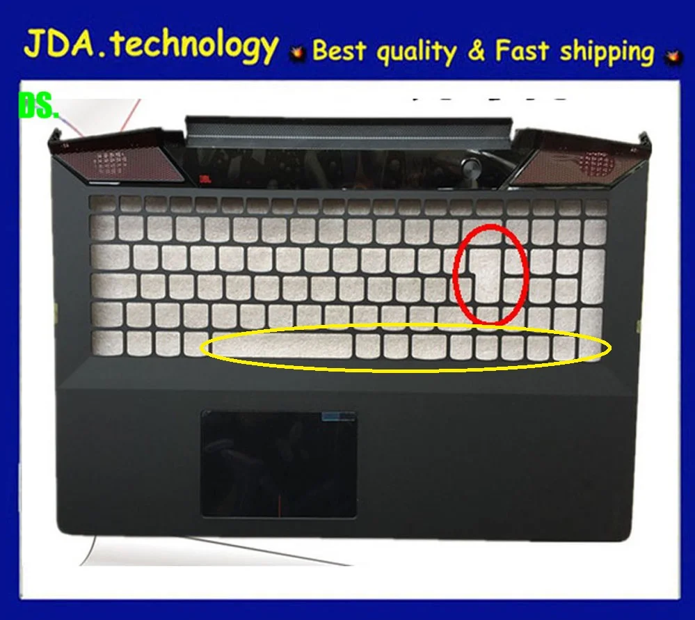/оригинальная подставка для рук для lenovo IdeaPad Y700 Y700-15 Y700-15ISK английская клавиатура ободок Верхняя Крышка корпуса сенсорной панели