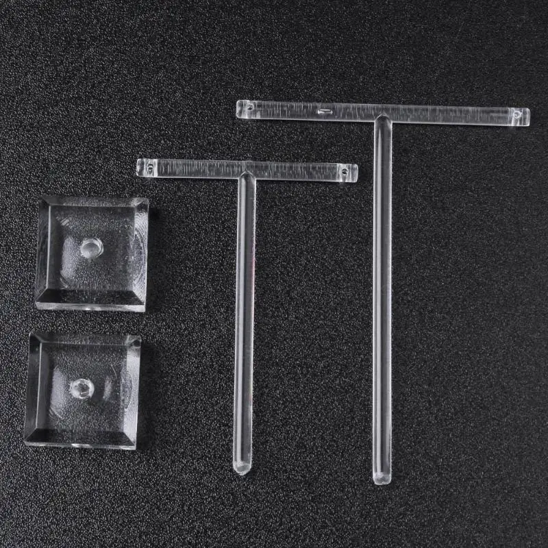 2pcs/set Glass Earrings Jewelry Organizer Display Rack Stand Holder 2pcs/set Glass Earrings Jewelry Organizer Display Rack Stand Holder