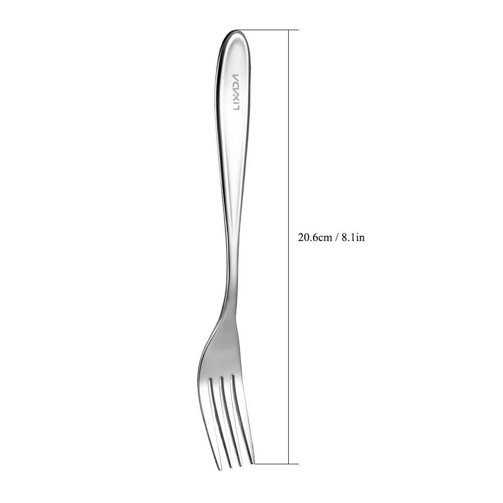 Lixada титановая ложка, вилка, столовые приборы, набор, легкая полная длина, столовая вилка, ложка для дома, отдыха на природе, туризма, альпинизма
