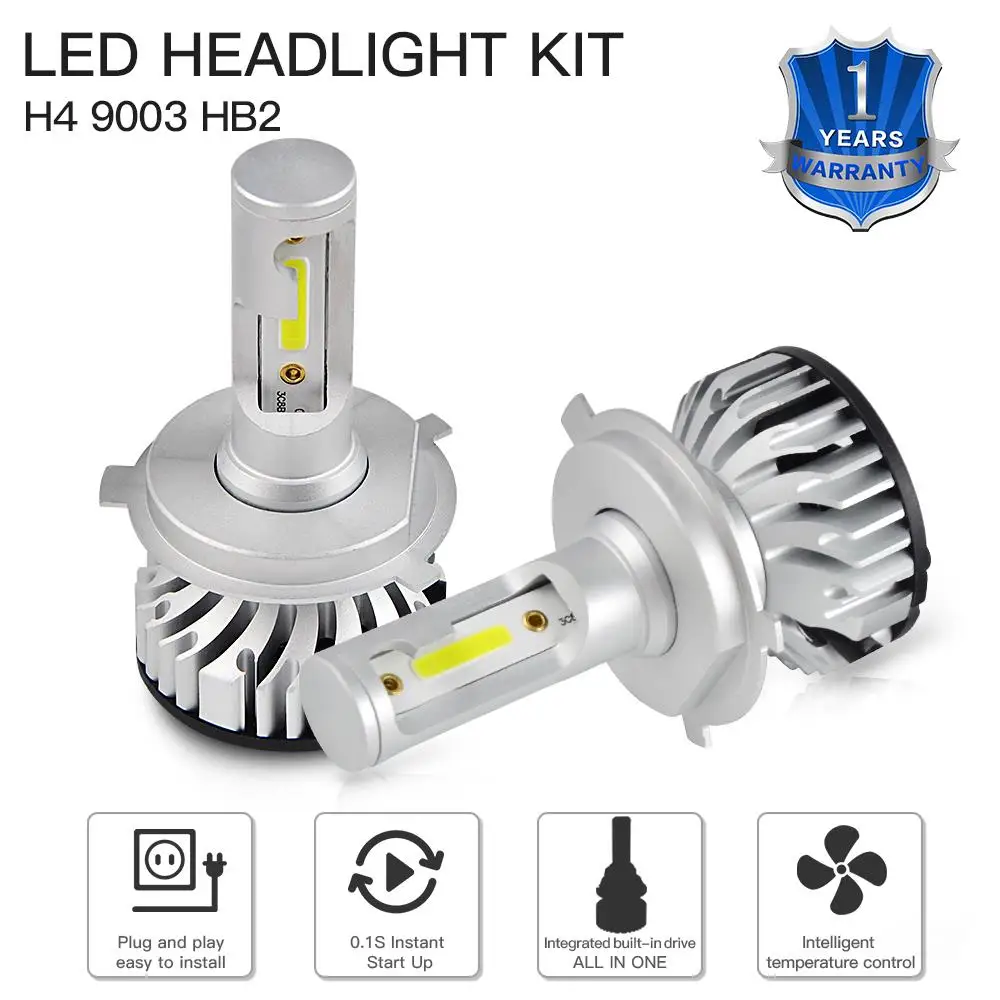 

Canbus H4 Led Headlight Car Light 6500K DC 12-24V For Toyota Tundra 2014-2017 Auto White Light Bulbs Error Free