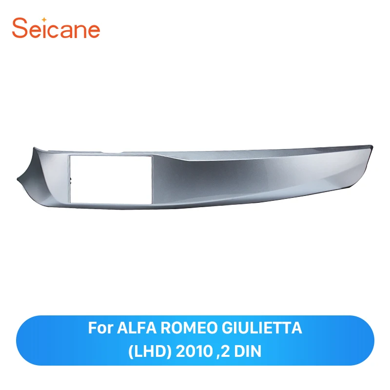 

Seicane 2DIN Car Radio Fascia Frame Refitting Trim Kit Installation Panel For ALFA ROMEO GIULIETTA Left Hand Drive (LHD)