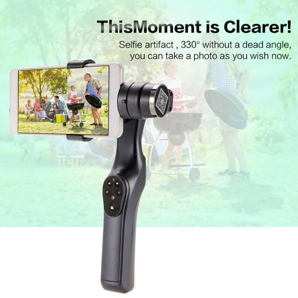  JJ-1S 2-axis Smartphone Brushless Handheld cam Gimbal Tray Stabilizer for GOPRO/YI/SARGO/MEEE GOU S