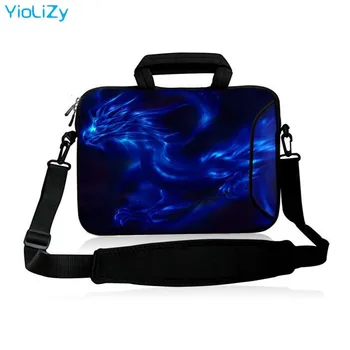 

Dragon print Laptop bag 17.3 15.6 15.4 14.4 13.3 11.6 9.7 briefcase handbag laptop shoulder case Notebook Messenger bag SB-5772