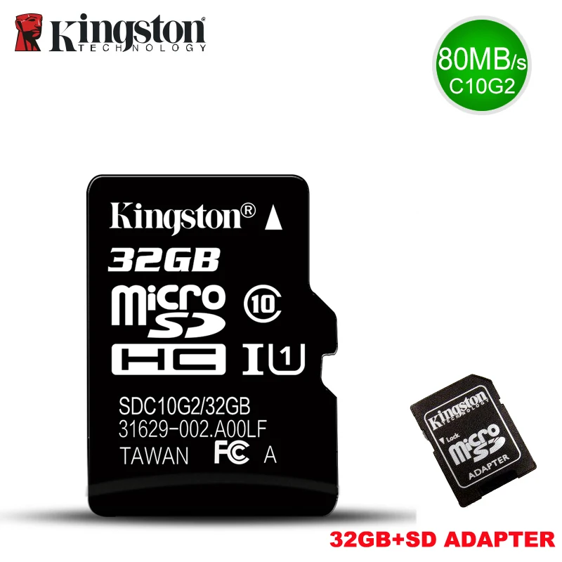  Kingston Micro SD Memory Card 32gb Class10 carte sd C10 TF Memoria Card 32GB microSDHCSDXC UHS-I ta