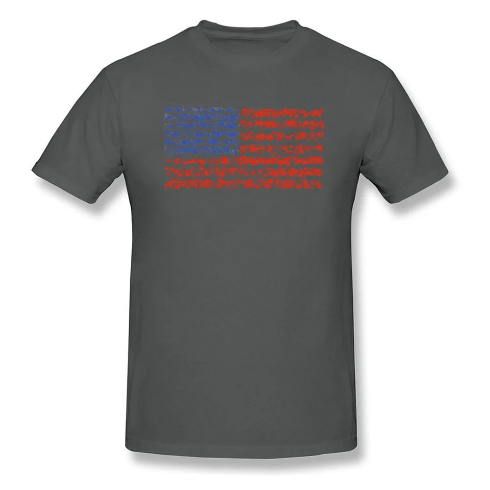Funny usa flag Tops Shirts for Men 2018 New Fashion Summer/Autumn O-Neck 100% Cotton Short Sleeve T Shirts Normal Tops Shirt usa flag carbon