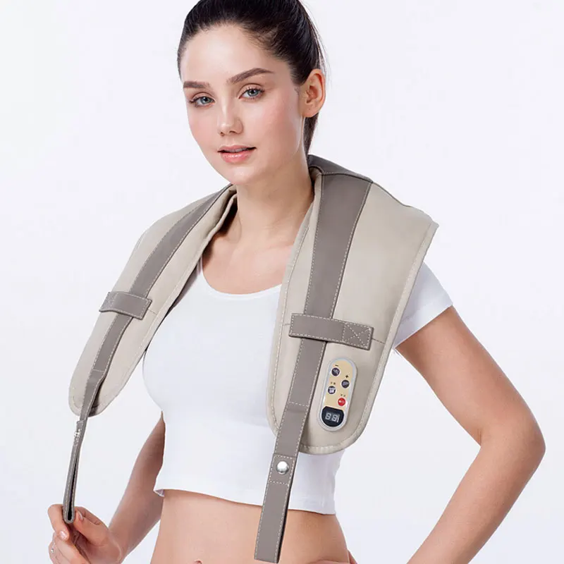 Genuine Cervical Neck Waist Shoulder Massage Cape Back Massager Beat Le
