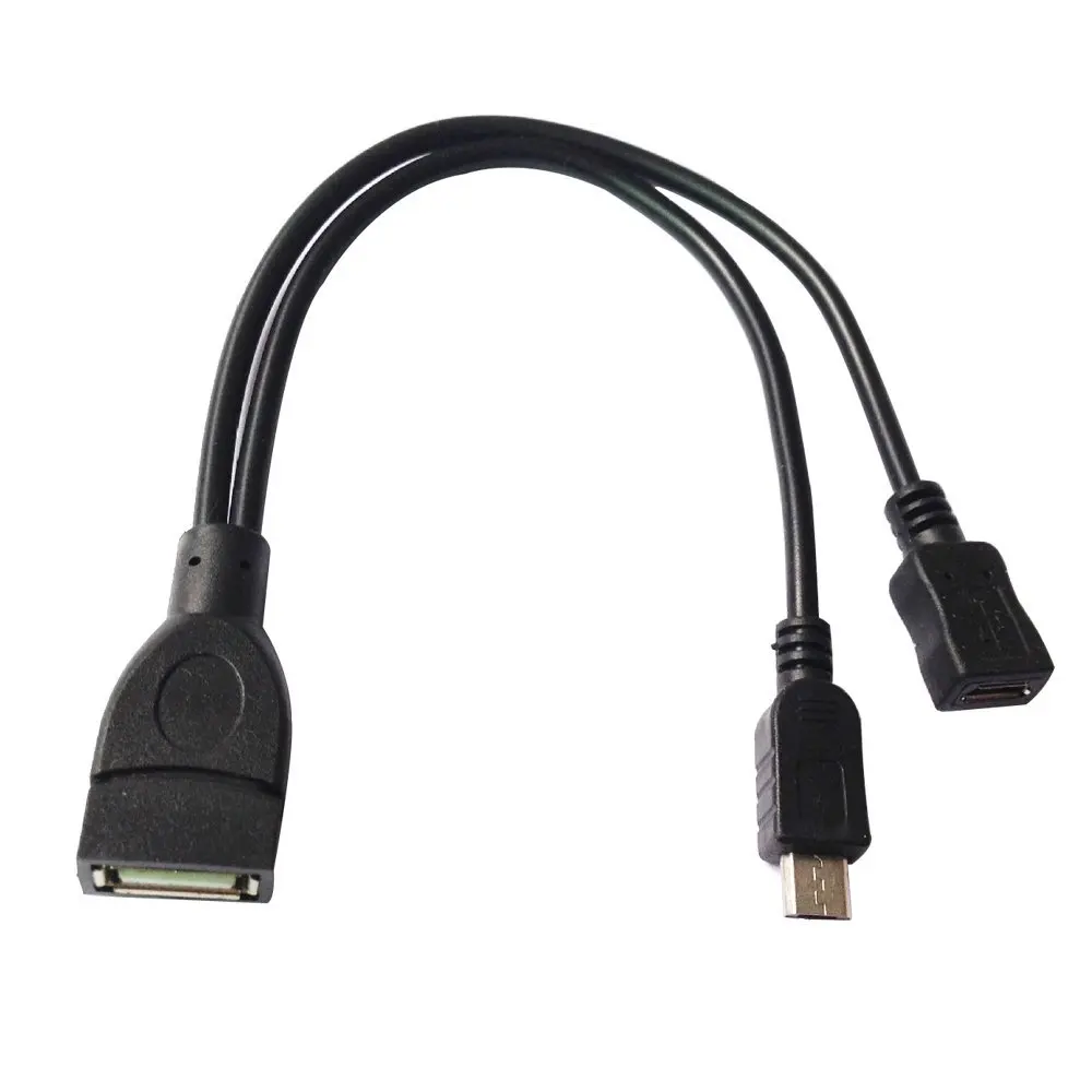 Eustak Micro USB папа к гнездовой хост OTG Кабель адаптер Y сплиттер не для зарядки|usb host