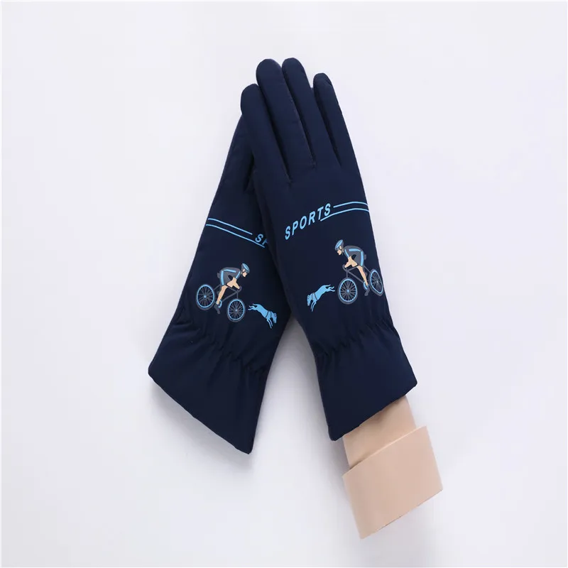 Baby Girls Boys Cotton Gloves Winter Children Warm Printing Full Finger Gloves For Kids Cartoon Mitten (2)