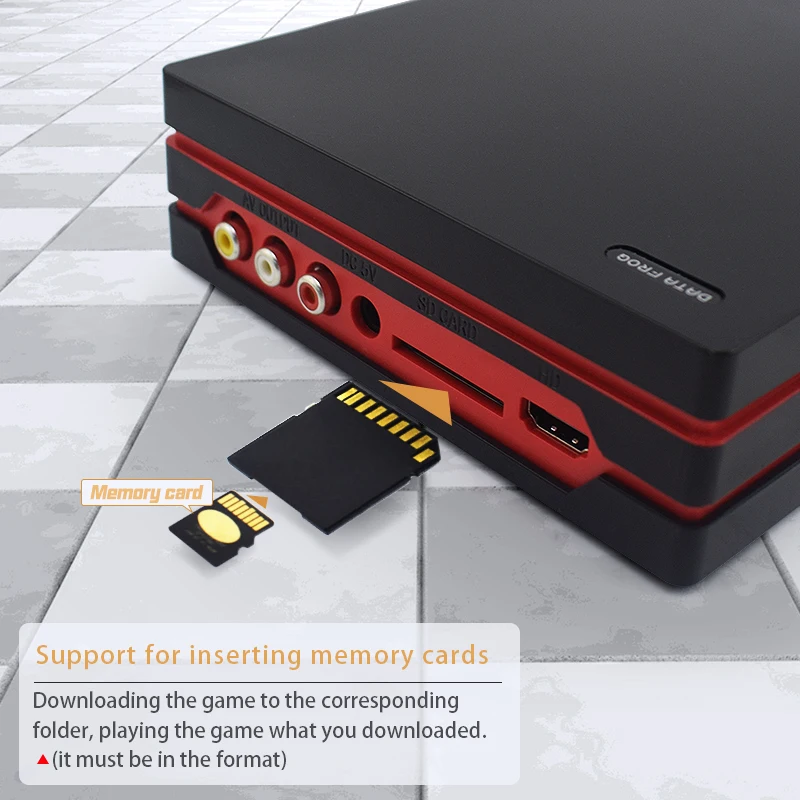  DATA FROG Video Game Console Include 600 Classic Games Support HDMI Retro Game Console With 2.4G Wi