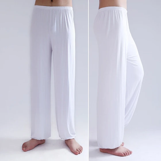 mens white yoga pants