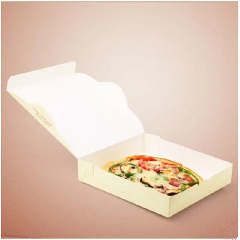 Коробка для пиццы белый картон коробка печати 20 см * 3 8 10 шт.|packaging milk|packaging box wholesalebox