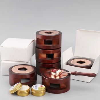 

Vintage seal wax seal beads sticks heater wax sticks melting glue oven / spoon tool stove pot for wax seal candle stamp
