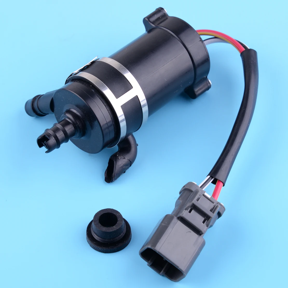 DWCX 12V 2 Pins Headlight Head Lamp Washer Pump Motor 76806 S5A S01 Fit