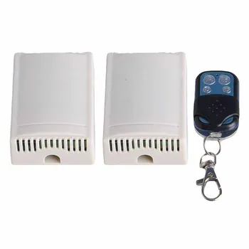 

2CH 433Mhz 220V Self-locking Inching Garage Door Remote Control Switch