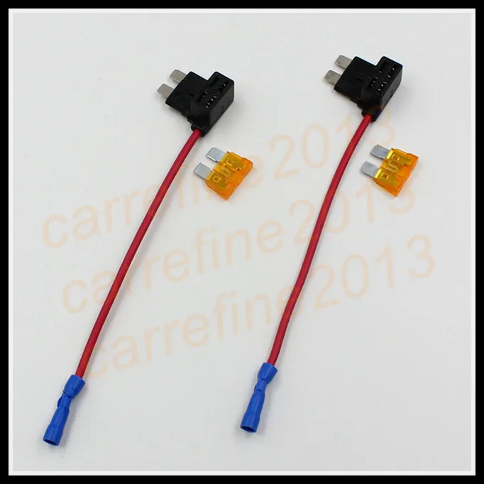 

4pcs ACS ATO Piggy Back Tap Fuse Add Circuit Standard/Mini/Micro Blade Fuse Box Holder Dual Circuit Adapter Holder For Car Truck
