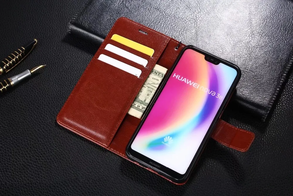 Ретро кошелек классса люкс Стенд Флип кожаный чехол для huawei p20 Pro Чехлы P20 pro Чехол