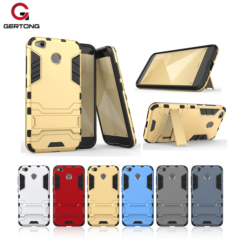 

For Redmi 5 Plus 4X 4A 4 Note 4 4X 5 Pro Case For Xiaomi Mi8 SE Mi 8 6X 6 5 5S With Stand Dual Hybrid TPU+PC Silicon Phone Case