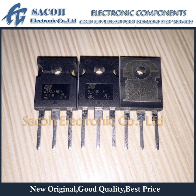 10 шт. STW18NK60Z W18NK60Z STW18NM60N 18NM60N TO-247 18A 600 V N-ch power MOSFET