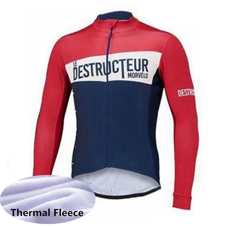 Мужская велосипедная рубашка ropa ciclismo быстросохнущая Теплая Флисовая с длинным