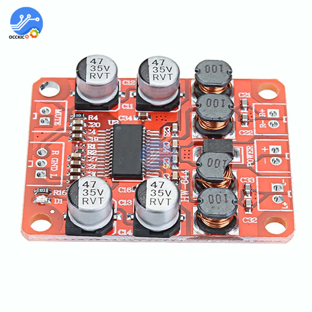 TPA3110 Audio Digital Amplifier Board DC 12V 2X15W Dual Channel Stereo