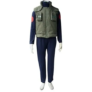 

Naruto Kakashi Ninja Uniform Costume+Band+Gloves Cosplay Suit