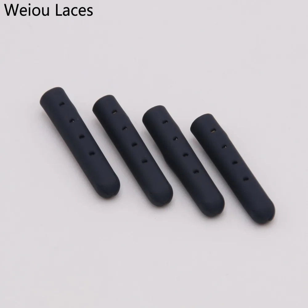 Weiou 4 шт. 1 комплект шнурков 3 8x22 мм наконечники Aglet металлические зажимы для сделай